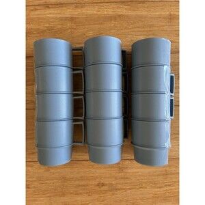 NEW Vintage Tupperware StackingMugs #1312 Set/12